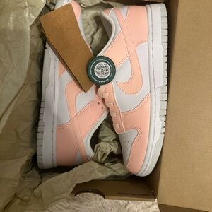 Pink and White Sneakers